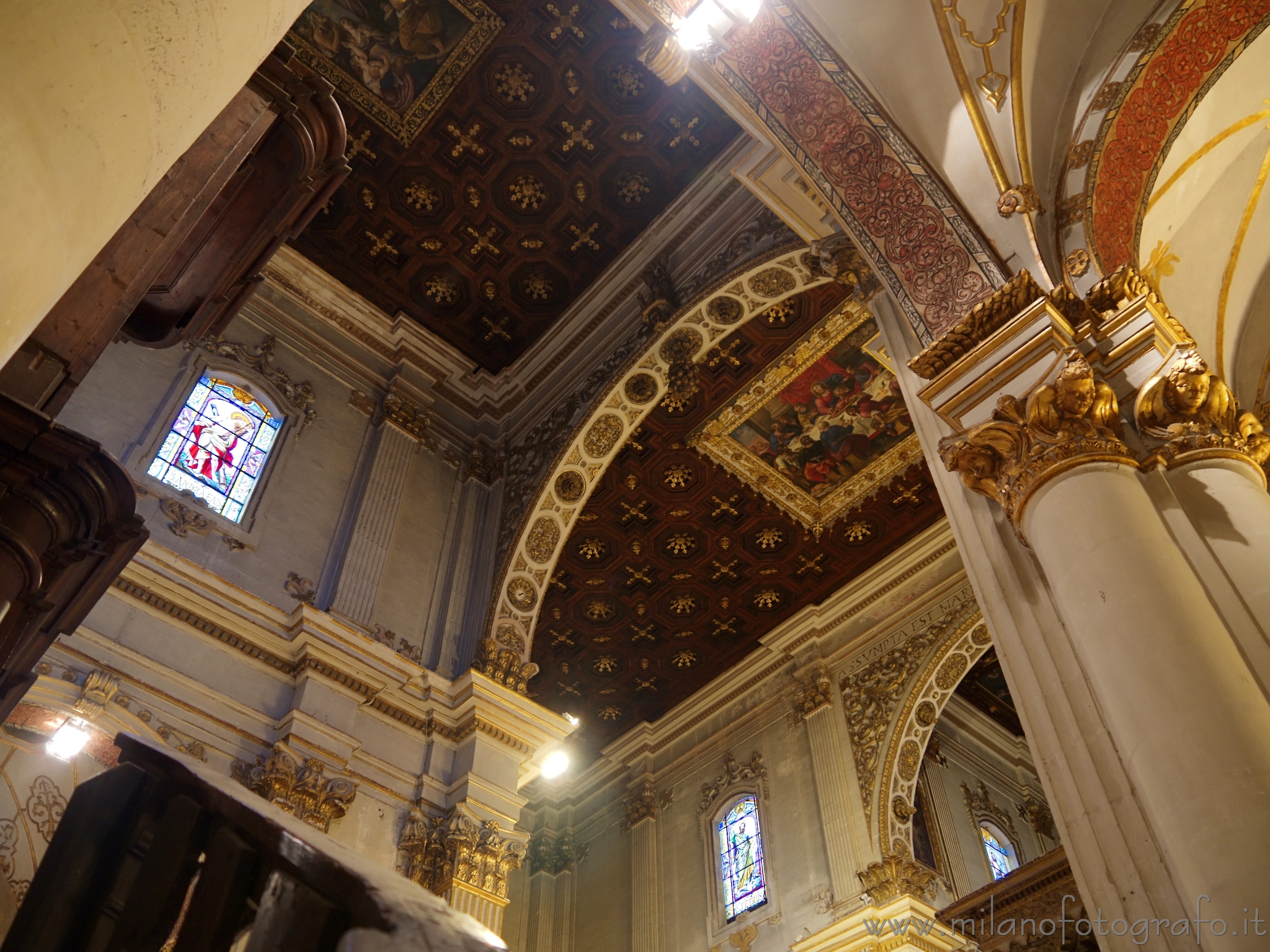 Lecce - Dettaglio del soffitto del Duomo